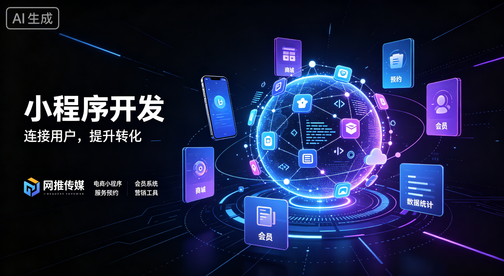 网推传媒小程序开发服务展示